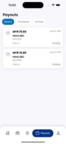 PaydFlex app - attendance